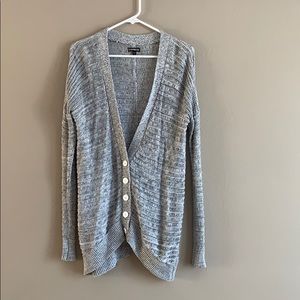 EXPRESS ✨Drop Shoulder Cardigan Marled Grey